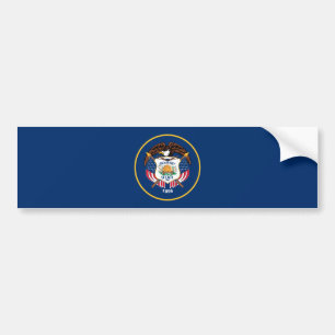 Flagge von Utah Autoaufkleber