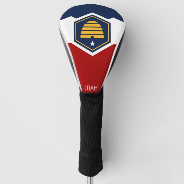 Flagge von Utah (Beehive Flag) Golf Headcover (Vorderseite)