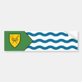 Flagge von Vancouver (British Columbia, Kanada) Autoaufkleber