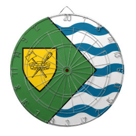 Flagge von Vancouver (British Columbia, Kanada) Dartscheibe