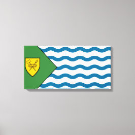 Flagge von Vancouver (British Columbia, Kanada) Leinwanddruck