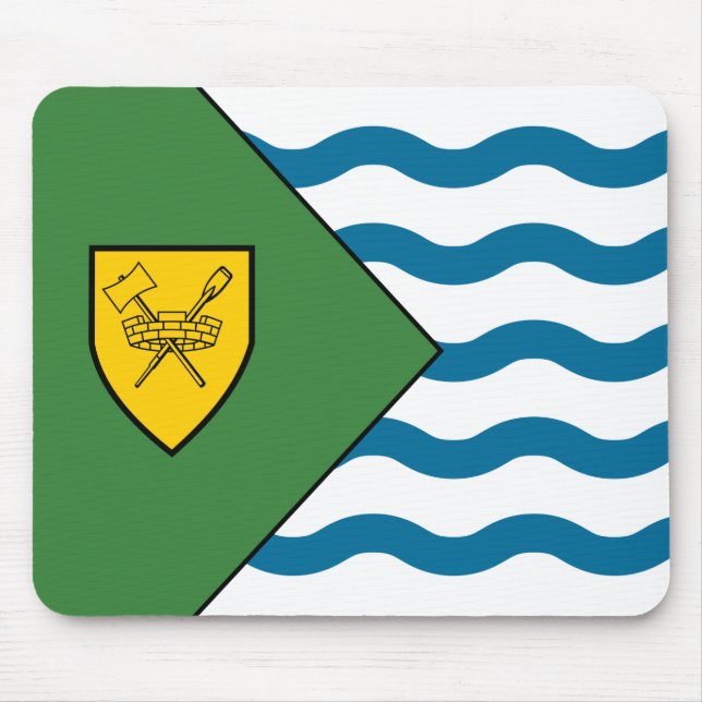 Flagge von Vancouver (British Columbia, Kanada) Mousepad (Vorne)