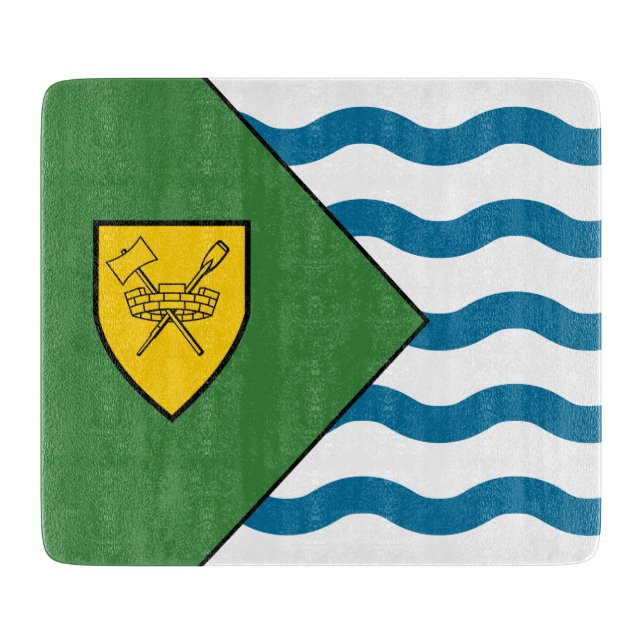 Flagge von Vancouver (British Columbia, Kanada) Schneidebrett (Vorderseite)