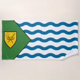 Flagge von Vancouver (British Columbia, Kanada) Strandtuch
