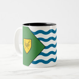 Flagge von Vancouver (British Columbia, Kanada) Zweifarbige Tasse