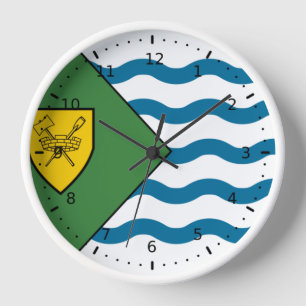 Flagge von Vancouver, British Columbia Uhr