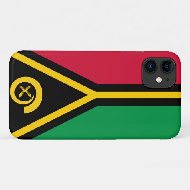 Flagge von Vanuatu Case-Mate iPhone Hülle (Rückseite (Horizontal))