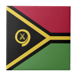 Flagge von Vanuatu Fliese