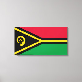 Flagge von Vanuatu Leinwanddruck