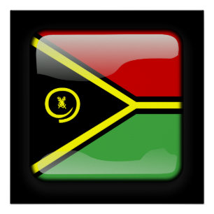 Flagge von Vanuatu Poster