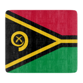 Flagge von Vanuatu Schneidebrett