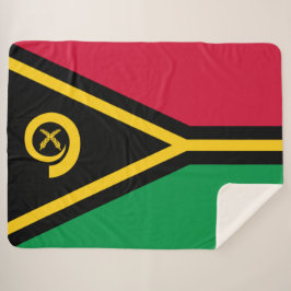 Flagge von Vanuatu Sherpadecke