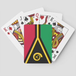 Flagge von Vanuatu Spielkarten