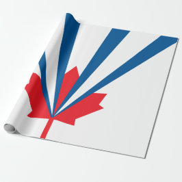 Flagge von Vaughan (Ontario, Kanada) Geschenkpapier