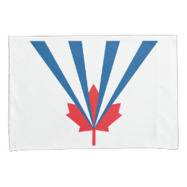 Flagge von Vaughan (Ontario, Kanada) Kissenbezug