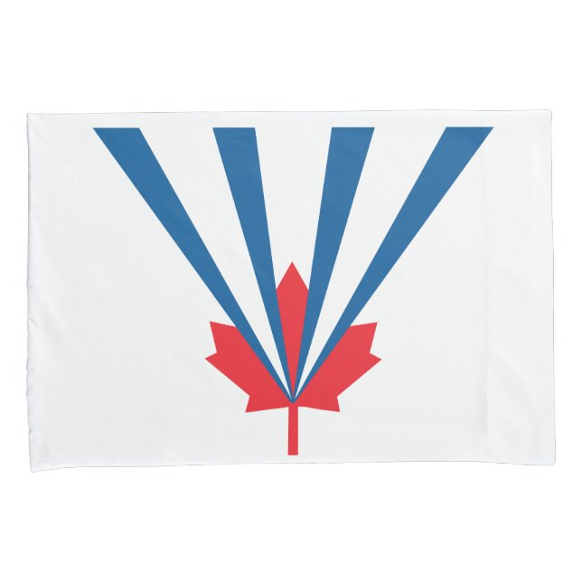 Flagge von Vaughan (Ontario, Kanada) Kissenbezug (Vorderseite-Rechts)