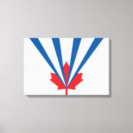 Flagge von Vaughan (Ontario, Kanada) Leinwanddruck