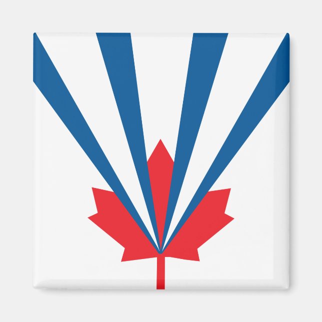 Flagge von Vaughan (Ontario, Kanada) Magnet (Vorne)