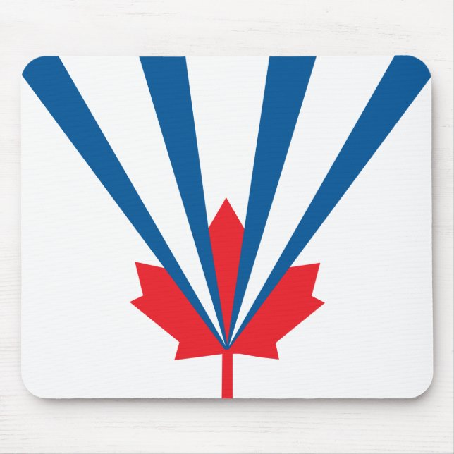 Flagge von Vaughan (Ontario, Kanada) Mousepad (Vorne)