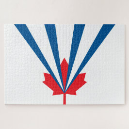 Flagge von Vaughan (Ontario, Kanada) Puzzle