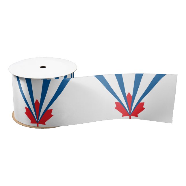 Flagge von Vaughan (Ontario, Kanada) Satinband (Spule)