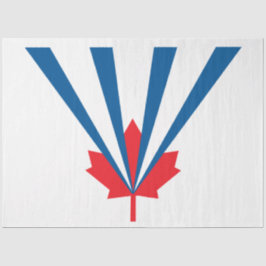 Flagge von Vaughan (Ontario, Kanada) Seidenpapier