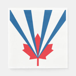 Flagge von Vaughan (Ontario, Kanada) Serviette