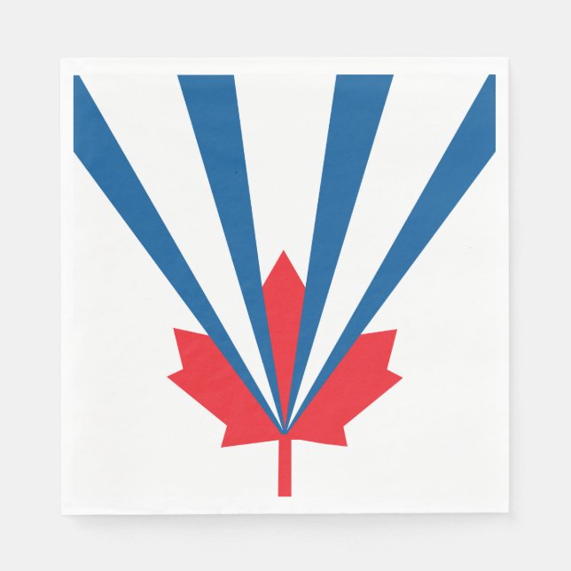 Flagge von Vaughan (Ontario, Kanada) Serviette (Vorderseite)