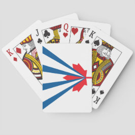 Flagge von Vaughan (Ontario, Kanada) Spielkarten