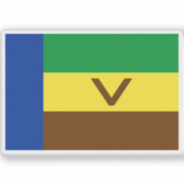 Flagge von Venda (1973-1994), Afrika Aufkleber