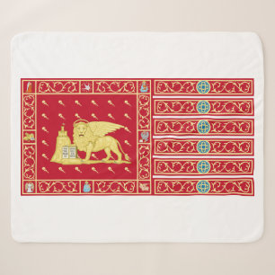 Flagge von Venedig, Italien (Venezia, Venetien, It Sherpadecke