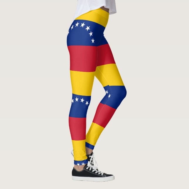 Flagge von Venezuela - Bandera Venezolana Leggings (Rechts)