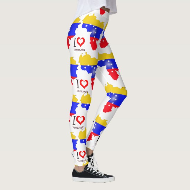 Flagge von Venezuela Leggings (Rechts)