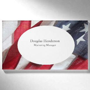 Flagge von Vereinigten Staaten Namenschild