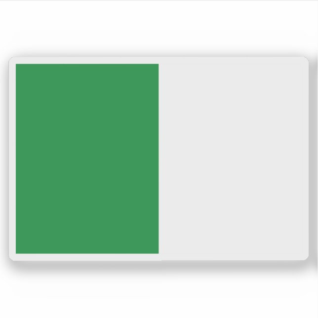 Flagge von Verviers, Belgien Aufkleber (Vorderseite)