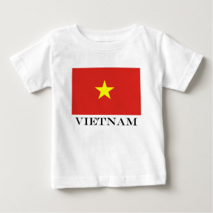 Flagge von Vietnam Baby T-shirt