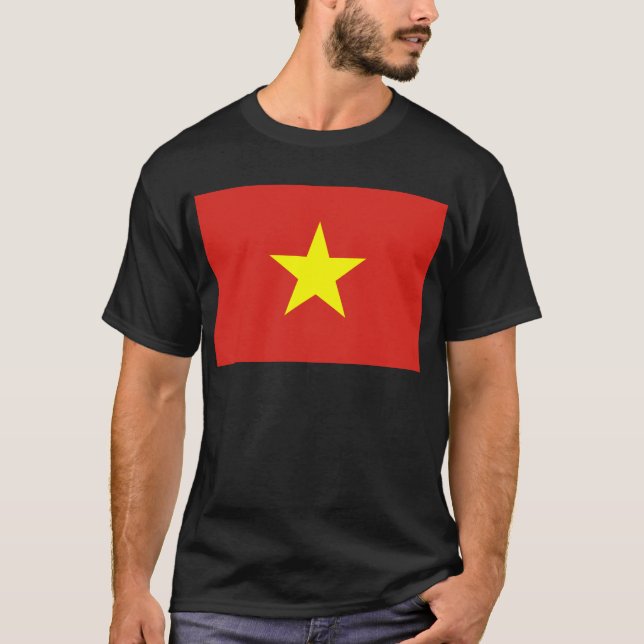 Flagge von Vietnam - Quốc kỳ Việt Nam T-Shirt (Vorderseite)