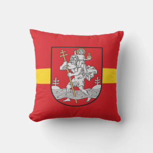 Flagge von Vilnius, Litauen Keuchkissen Kissen