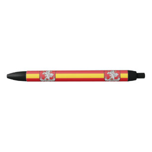 Flagge von Vilnius, Litauen, Schwarzer Farbstift Kugelschreiber
