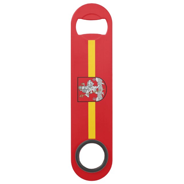 Flagge von Vilnius, Litauen Speed Bottle Opener Speed Flaschenöffner (Vorderseite)