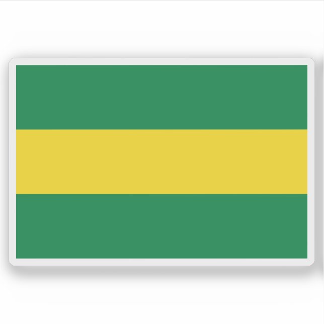 Flagge von Vinces, Ecuador Aufkleber (Vorderseite)