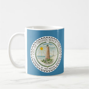 Flagge von Virginia Beach, Virginia Kaffeetasse