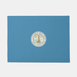 Flagge von Virginia Beach (Virginia, USA) Fußmatte
