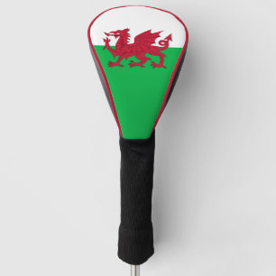 Flagge von Wales (Cymru) Golf Headcover