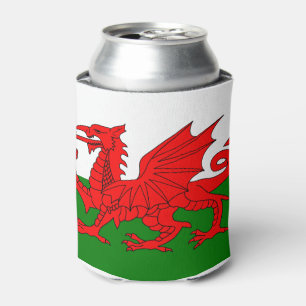 Flagge von Wales Dosenkühler