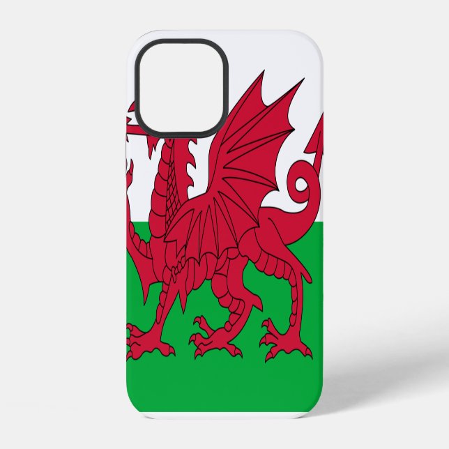 Flagge von Wales iPhone Hülle (Rückseite)