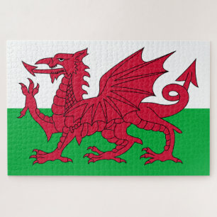 Flagge von Wales Puzzle