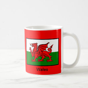 Flagge von Wales Tasse