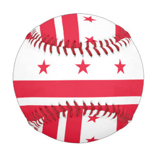 Flagge von Washington D.C. (District of Columbia) Baseball