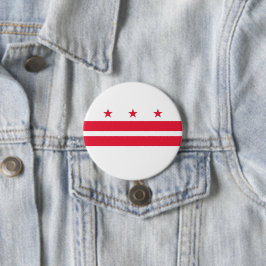 Flagge von Washington D.C. (District of Columbia) Button